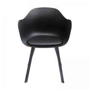 Stol Skal Svart, armstöd