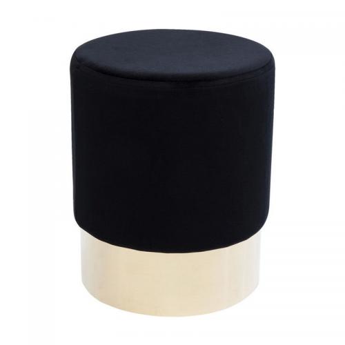 Sittpuff | Pall Svart Sammet