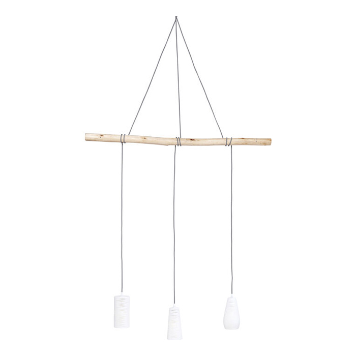 Taklampa Pendel Porslin Vit