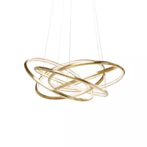 Taklampa Pendel Rings Guld LED