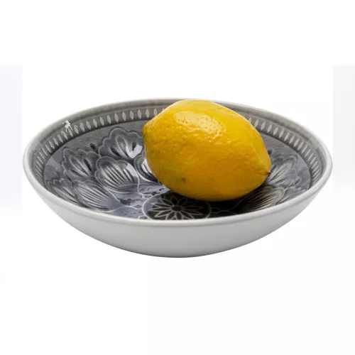 Skål Mandala Grå Ø18cm, 4-pack