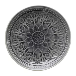 Tallrik Mandala Grå Ø27 cm, 4-pack