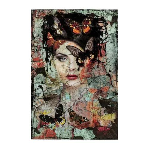 Tavla Fjärilsflickan - 100x150cm