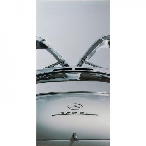 Glastavla Mercedes Gull-wing, 240 cm