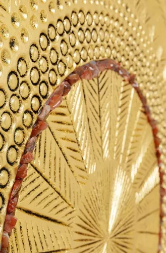 Tavla Mandala Guld - 120x120cm