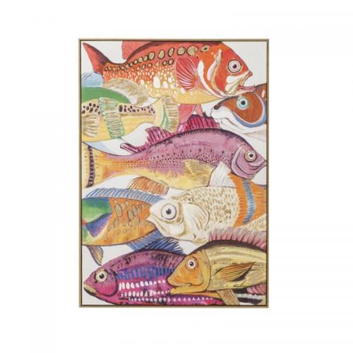 Tavla Färgglada Fiskar nr.1
