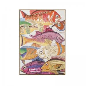 Tavla Färgglada Fiskar nr.1