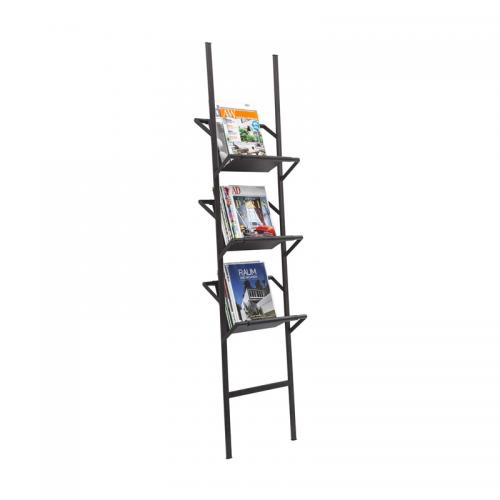 Tidningsställ Stram svart