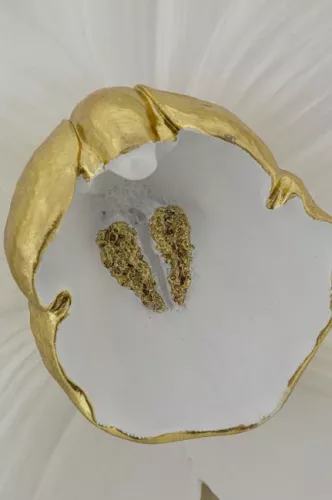 Väggdekoration Orkidé Vit, 44cm