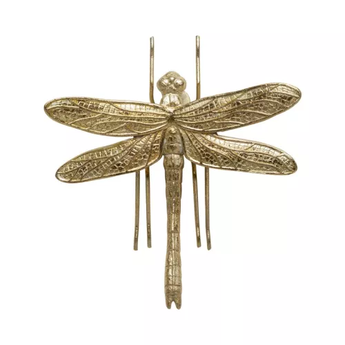 Väggdekoration Dragonfly Guld