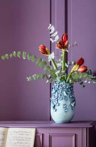 Vas Fjäril Ljusblå - 35cm