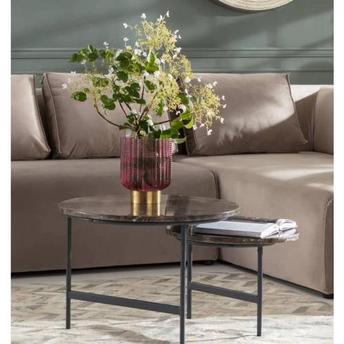 Vas Färgat glas rosa