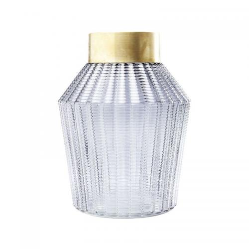 Vas Färgat glas grå