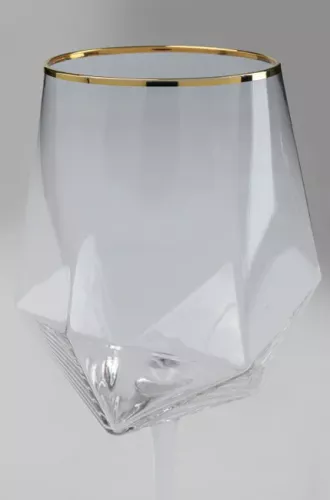 Vinglas Diamant Guldkant, 4-pack