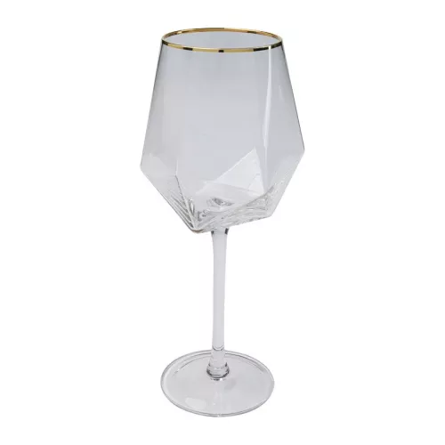 Vinglas Diamant Guldkant, 4-pack