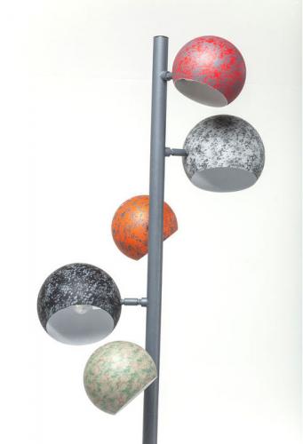 Golvlampa Calotta Patina, 5 kupor