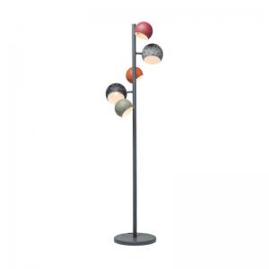 Golvlampa Calotta Patina, 5 kupor