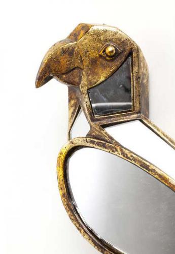 Väggdekoration Guldpapegoja