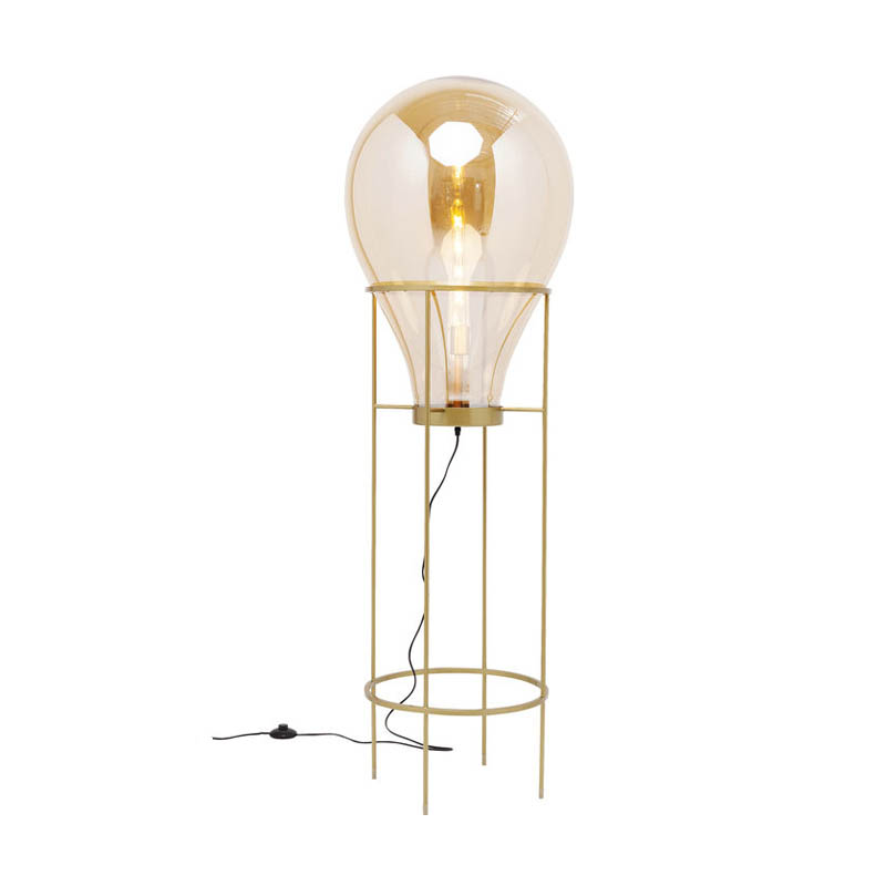 Golvlampa Pear, Guld 158 cm