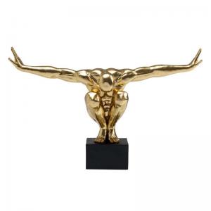 Skulptur Atlet Guld XL