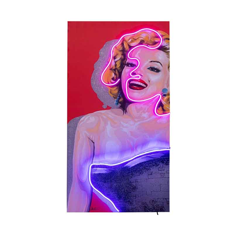 Neontavla Marilyn 160x80 cm