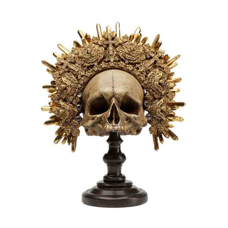 Skulptur Döskalle King