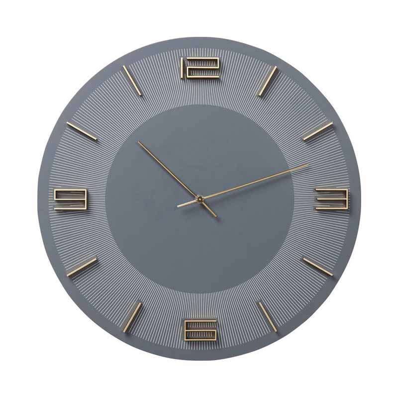 Väggklocka Leo Grå