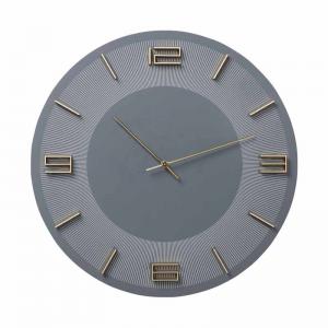 Väggklocka Leo Grå