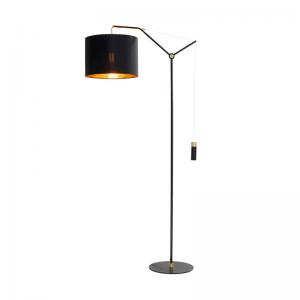 Golvlampa Salotto Svart