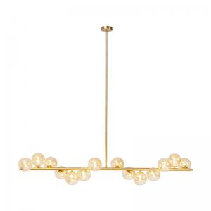 Taklampa Scala, Glaskupor, mässing