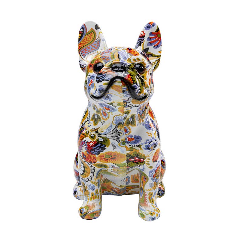Skulptur Fransk Bulldog - Dekor Hund Graffiti