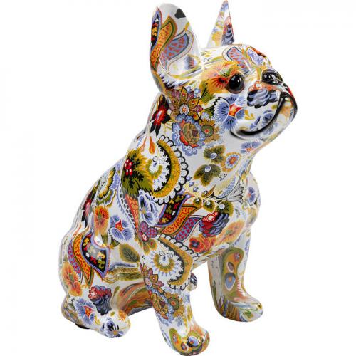 Skulptur Fransk Bulldog - Dekor Hund Graffiti
