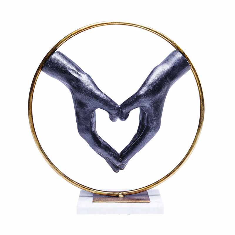 Dekor skulptur Heart Hand