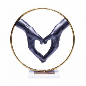 Dekor skulptur Heart Hand