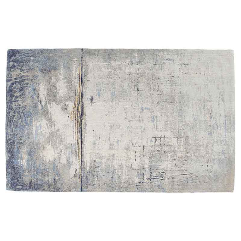 Matta Abstrakt Mörkblå, 240x170 cm