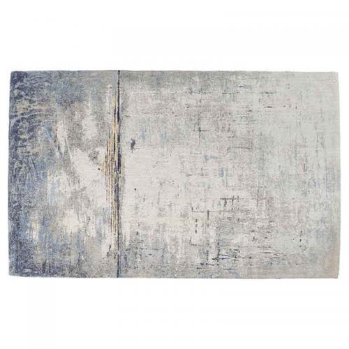 Matta Abstrakt Mörkblå, 240x170 cm