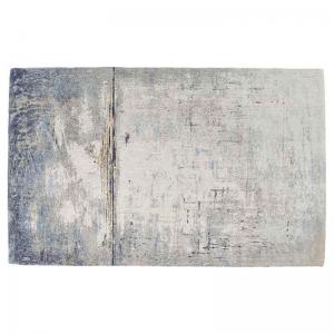 Matta Abstrakt Mörkblå, 240x170 cm