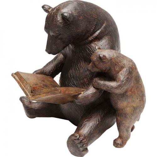 Skulptur Björnar i sagostund