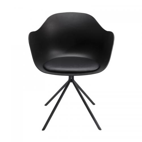 Stol Skal Svart, fyrbent