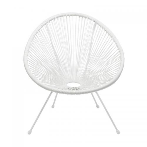 Loungestol Acapulco Vit