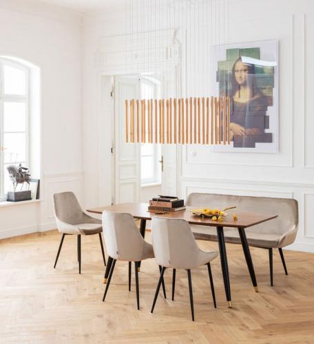 Matbord Curve valnöt, 180 cm