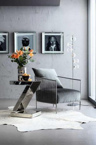 Sidobord Z Spegelglas