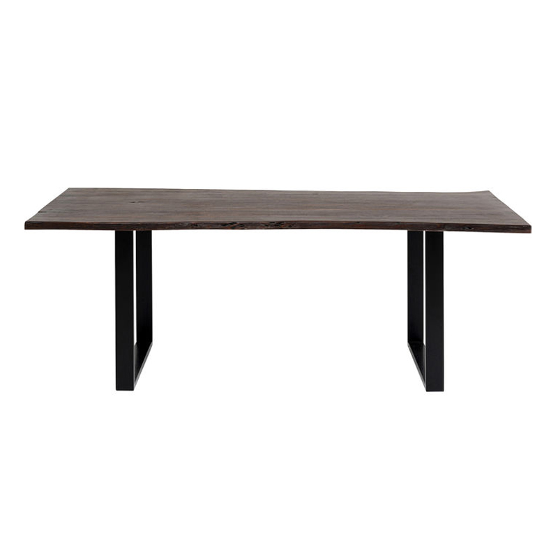 Matbord Harmony Mörkt Trä, Svart, 160 cm