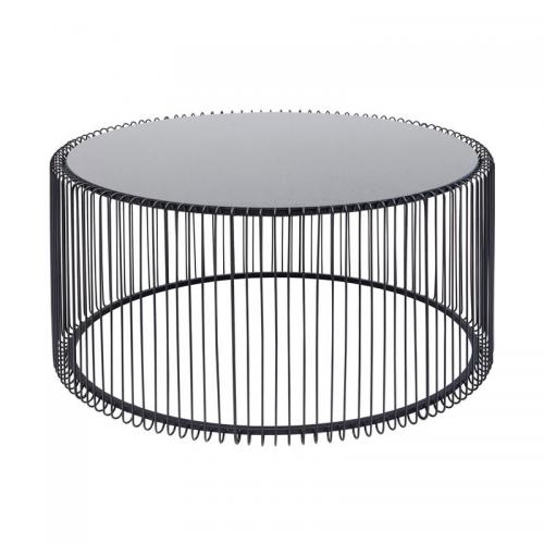 Soffbord Wire Svart, 80 cm