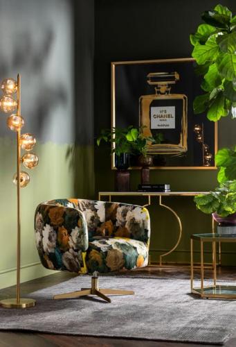 Snurrstol | Fåtölj Pion Gul