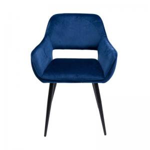 Stol Laurent Blå Sammet