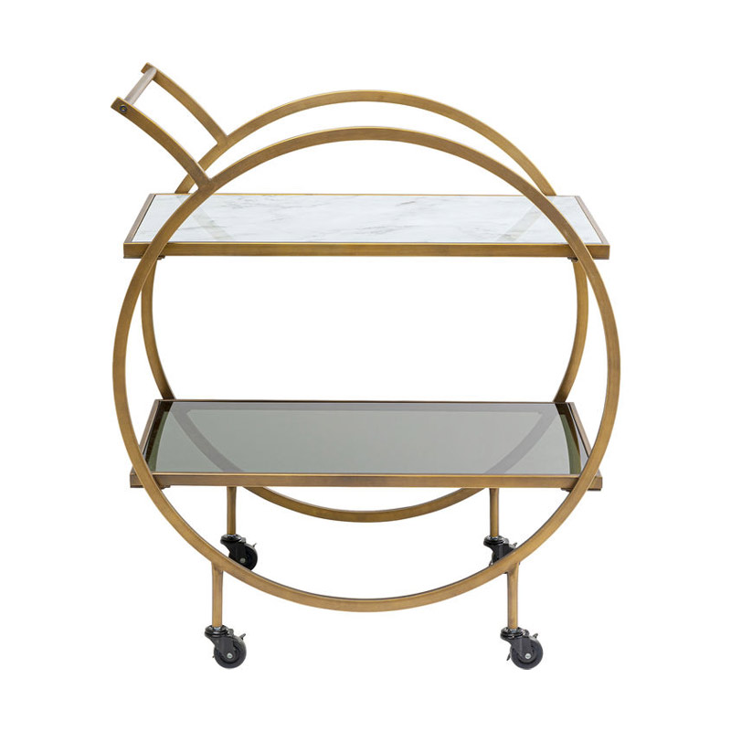 Serveringsvagn Loft, mässing