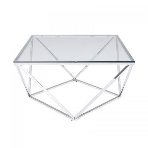 Soffbord Silver Lining 80x80 cm