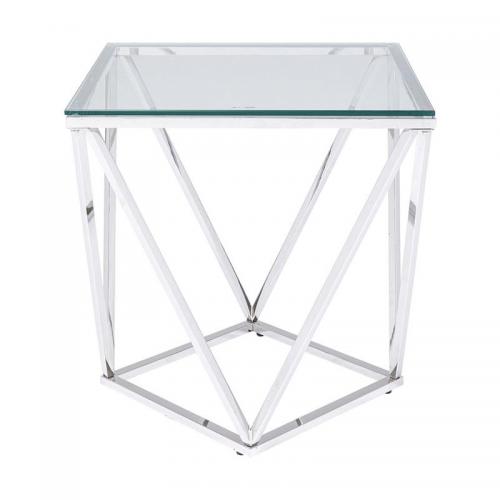 Sidobord Silver Lining, 50 cm