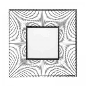 Spegel Dimension, svart 91x91 cm